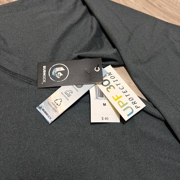 Burnside Men's Quick Dry Long Sleeve Swim Shirt Pullover Size M - Picture 5 of 7